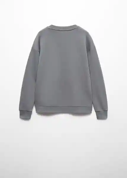 Sudadera Spimesh Gris Talla 06 Niños Mango