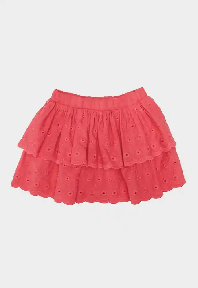 Falda 12/18mese-rojo