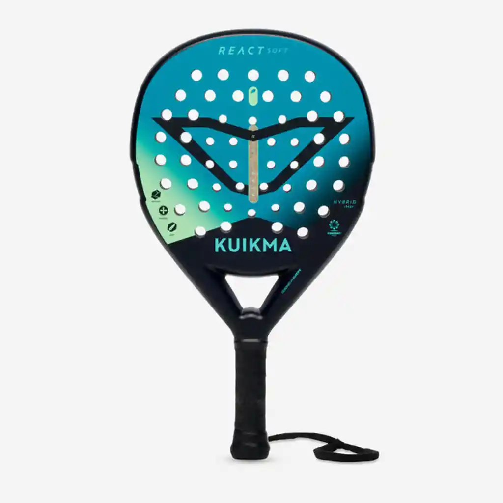 Pala De Pádel Adulto - Kuikma Pr React Soft Verde/azul