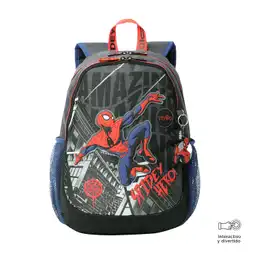 Morral Para Niño Spiderman Amazing Mediano Azul