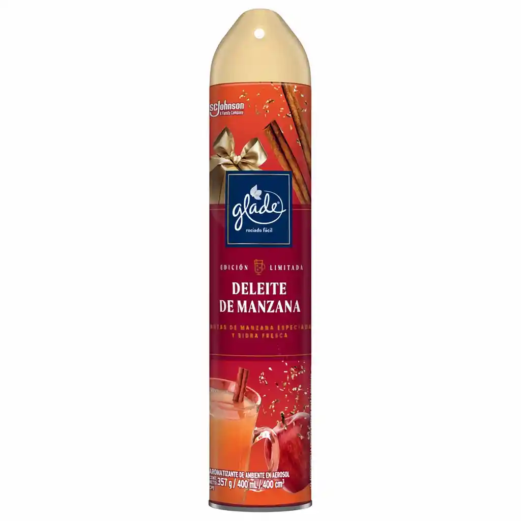Glade Aromatizante Aerosol Edición Limitada Deleite de Manzana