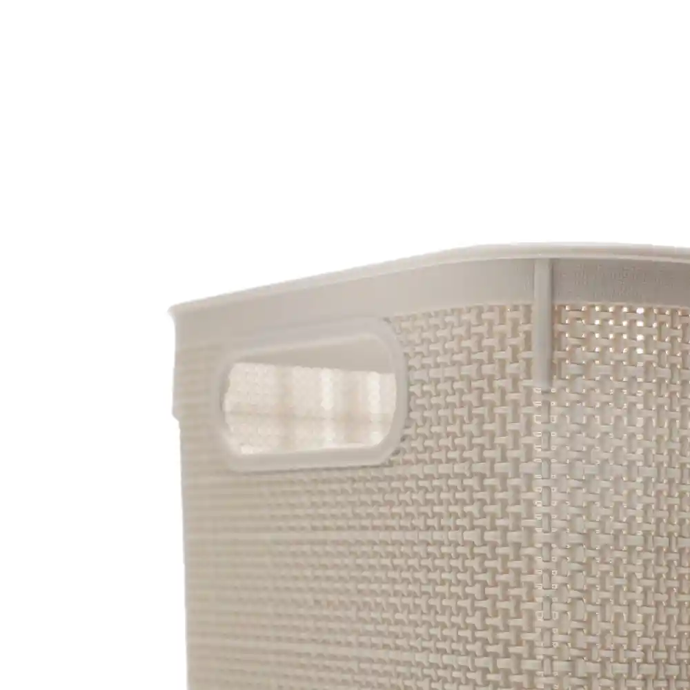 Canasto Closet Lino Dúo M Gris