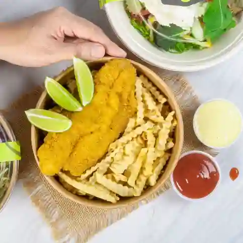 Bowl Fish And Chips