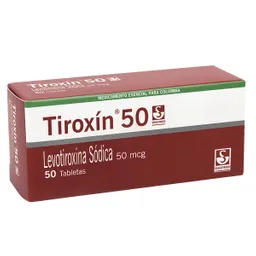 Tiroxin Labsiegfried 50 Mg 50 Tabletas Pdb
