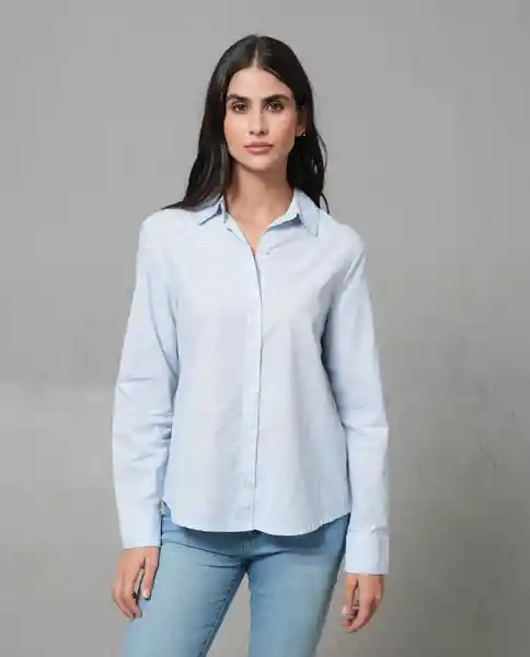 Camisa Mujer Azul S 210 210G103_AZU153920 Rifle