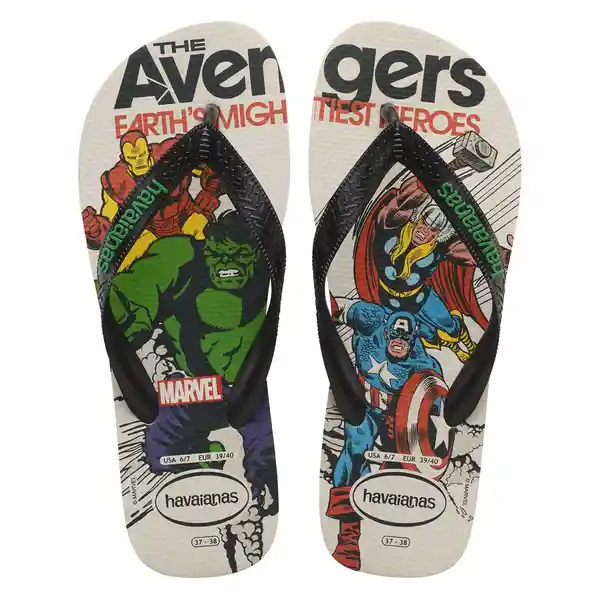 Havaianas Sandalias Top Marvel Clas Fc Talla 43-44 7909690521891