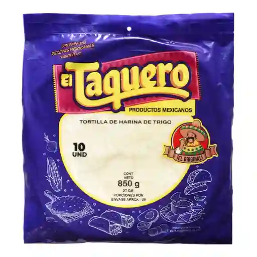 Tortilla de Harina El Taquero 27 Cm