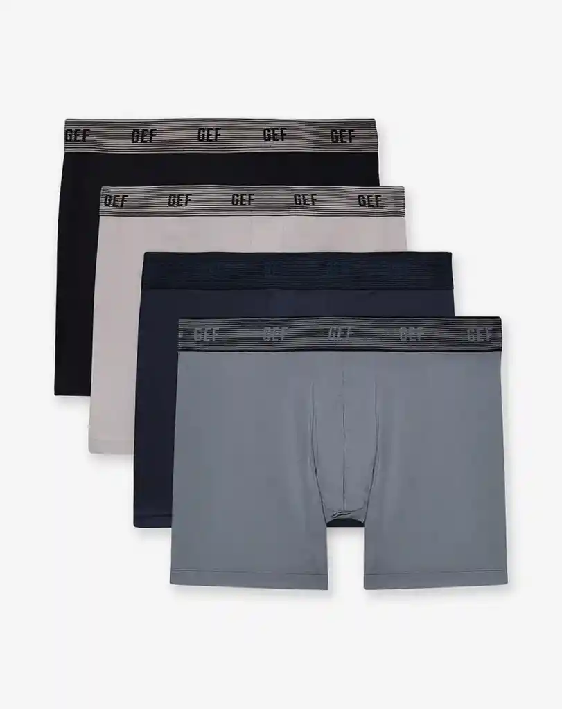 Bóxer Largo Medio Fit Ajustado Masculino Adami X4 Gef