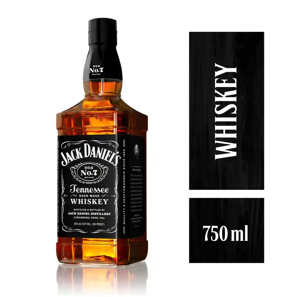 Whiskey Botella Jack Daniels