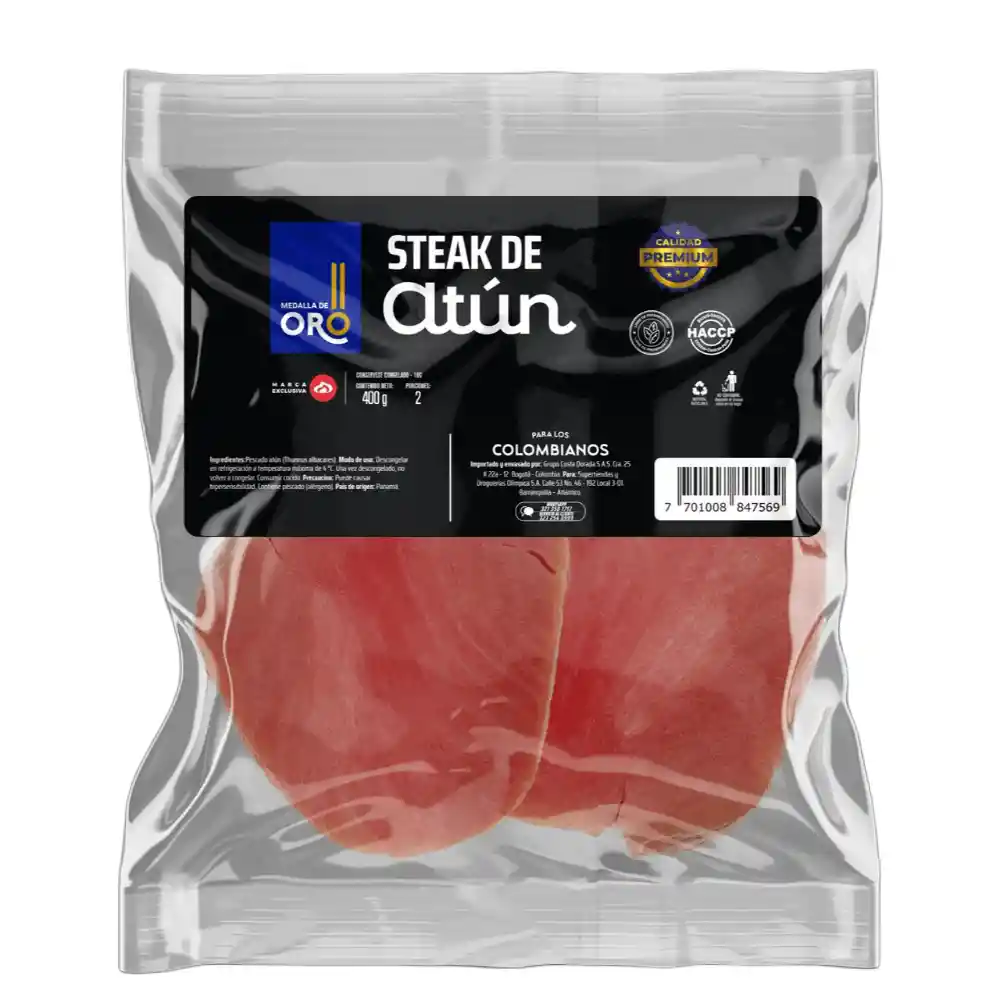 Steak de Atun Medalla de Oro
