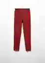 Leggings Grunge Rojo Talla 12 Niña Mango