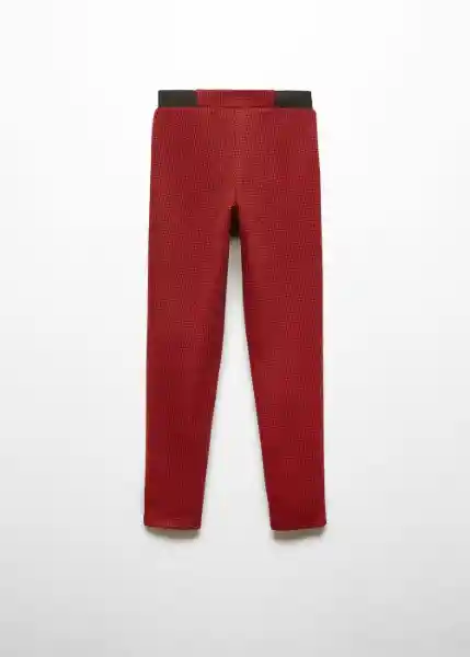 Leggings Grunge Rojo Talla 12 Niña Mango