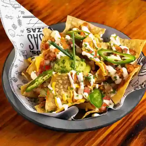 Nachos de la casa 1/2 porcion