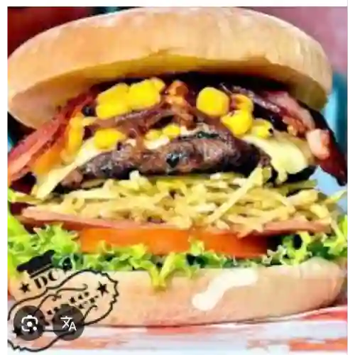 Hamburguesa Artesanal con Maíz