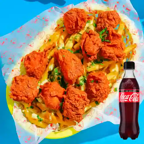 Kikiriki + coca-cola sin azúcar 500 ml