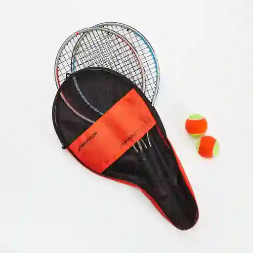 Kit De 2 Raquetas + 2 Pelotas De Tennis Para Niños Y Jóvenes
