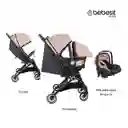 Bebesit Coche Travel System Compacto Micro Pink