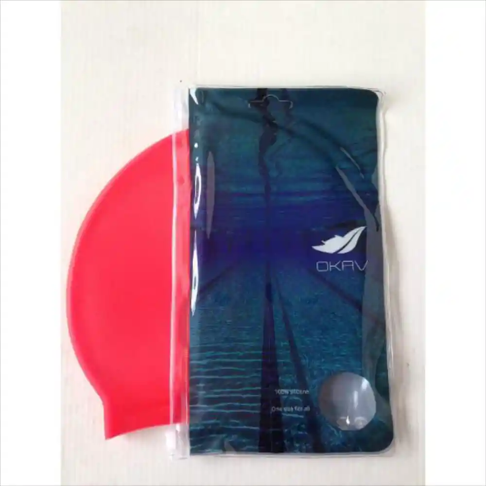 Gorro de Natación Adulto Silicona Marca Okav