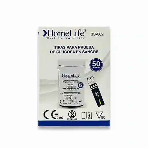 TIRAS REACTIVA PARA GLICEMIA 50UNID