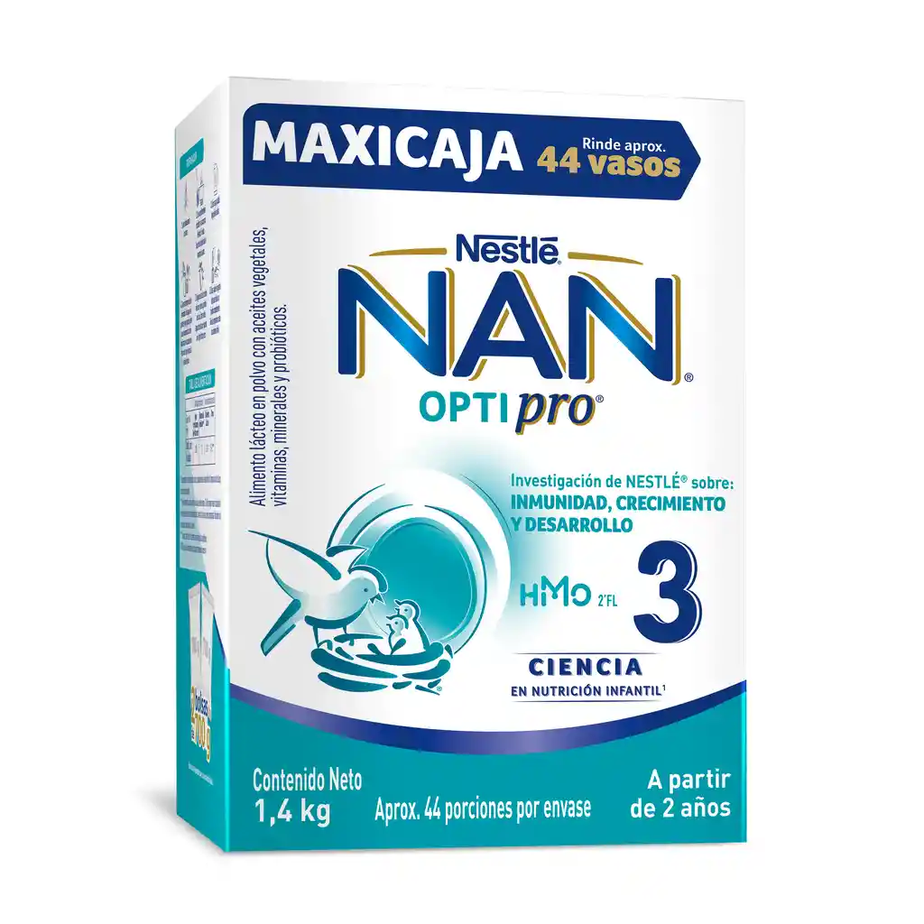 Alimento lácteo NAN OPTIPRO Etapa 3 x 1400g