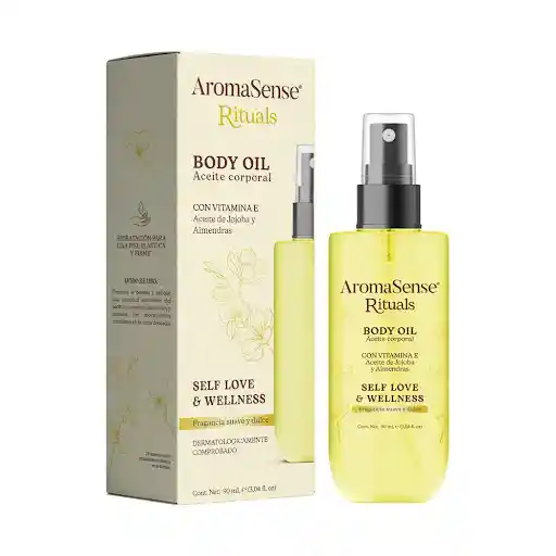 Body Oil Aromasense Self Love And Wellnes Caja