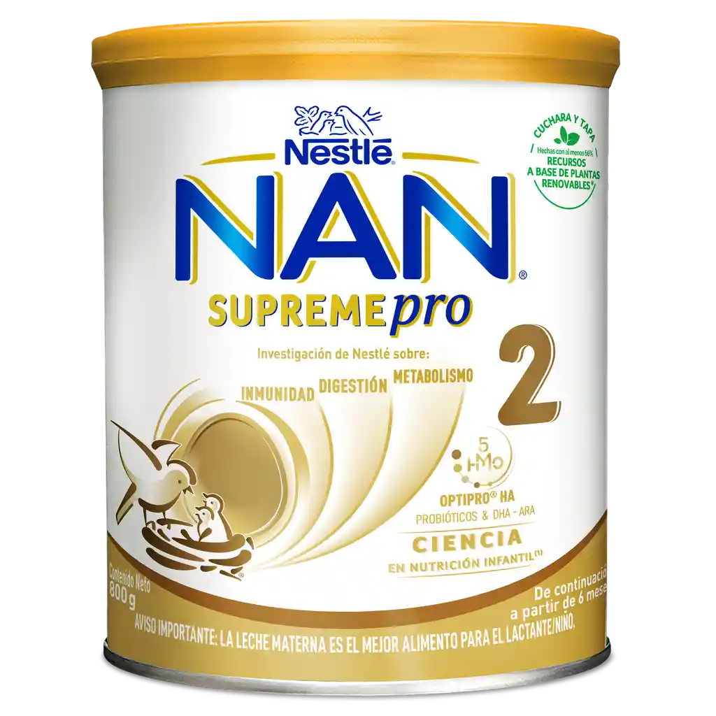 Fórmula infantil NAN SUPREMEPRO Etapa 2 x 800g