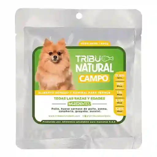 Alimento Húmedo Para Perro Tribu Natural Campo