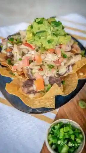 Nachos Pollo Champiñon