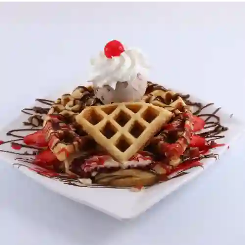 Waffle sensación de chocolate