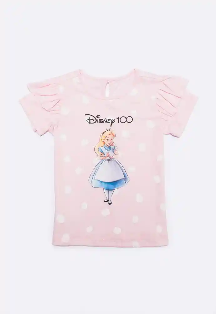 Camiseta Manga Corta 18/24mese-rosado