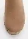 Zuecos Dina Niñas Camel Talla 38 Mango