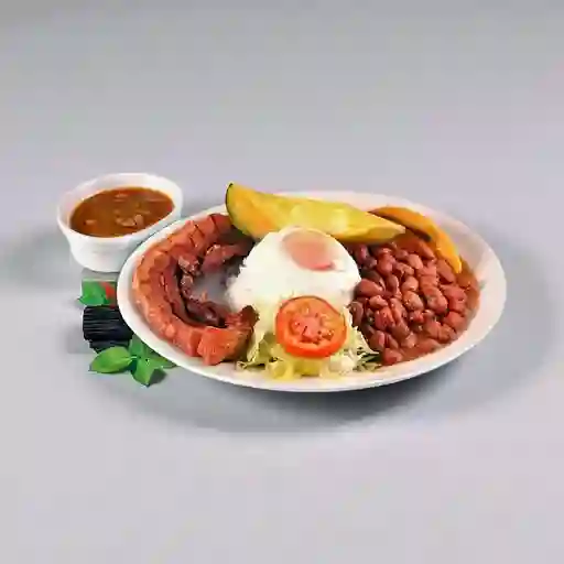 Ejecutivo con Chicharrón