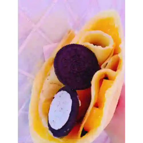 Pastelera con Durazno y Galletas Oreo