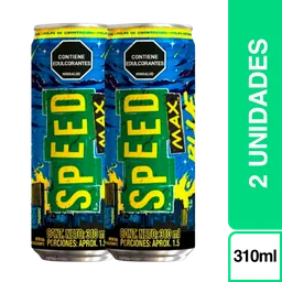 2 x Speed Max Energizante Blue 310 mL