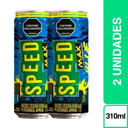 2 x Speed Max Energizante Blue 310 mL