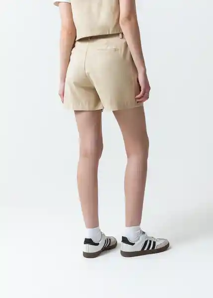 Short Caroline Beige Arido Claro Mujer Talla 10 559F303