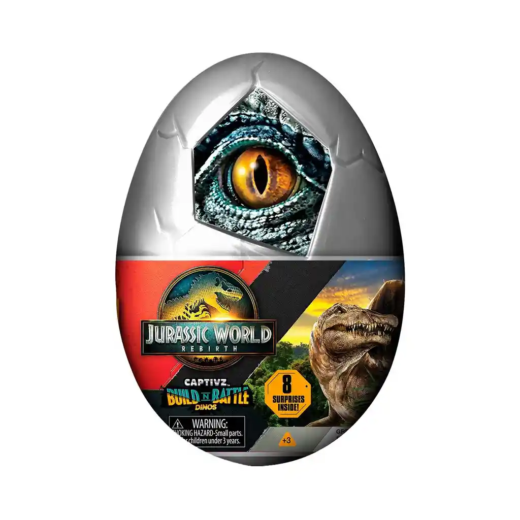 Huevo Sorpresa Dinosaurio Captivz Jurassic World - - 22sorpresas