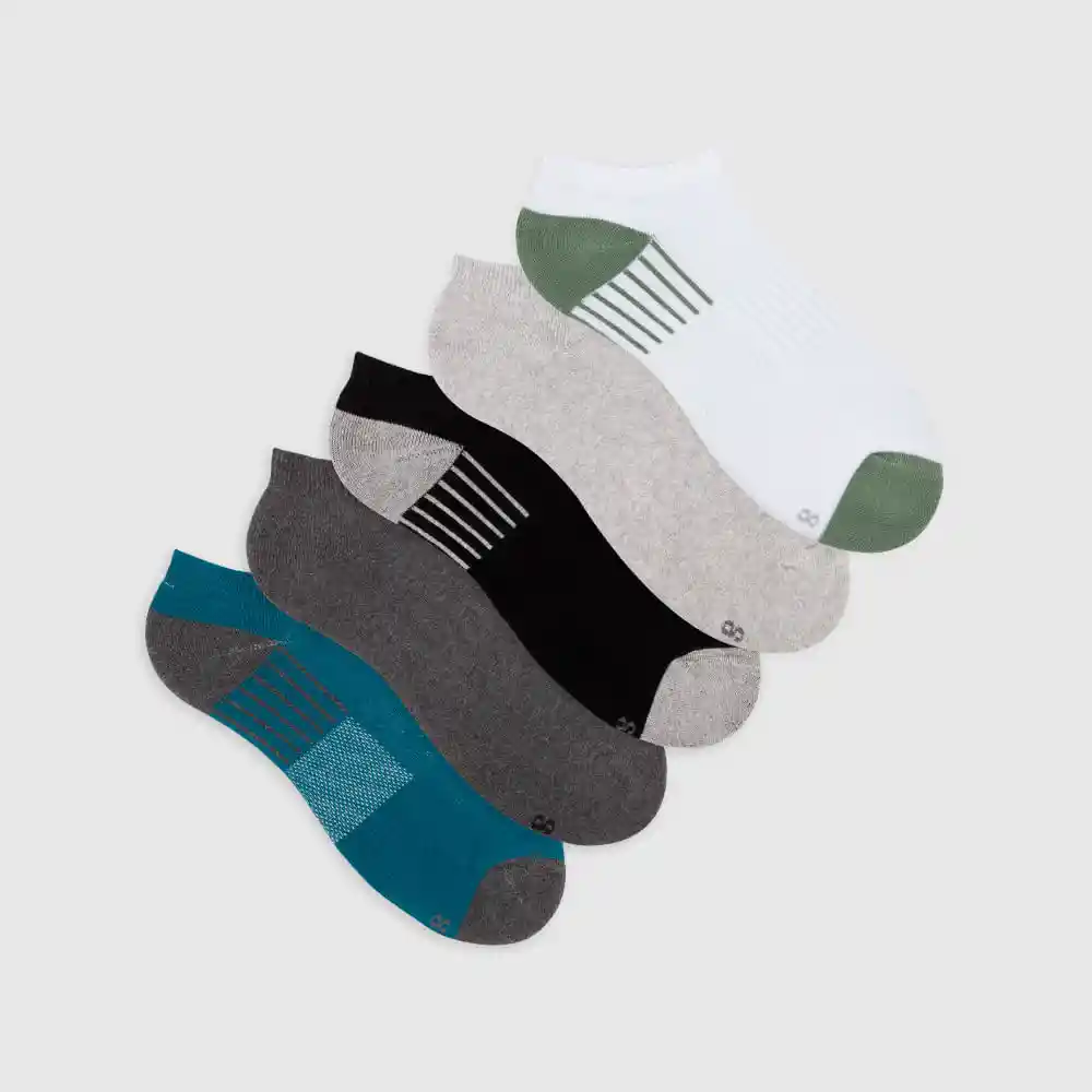 Media Tobillera Elaborada Con Algodón Kerius X5 Gef Talla 10-12