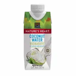 Agua de Coco NATURES HEART 330 mL