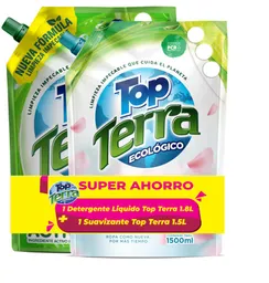 Detergente Top Terra Liquido Ecologico Suavi (3300 Ml)