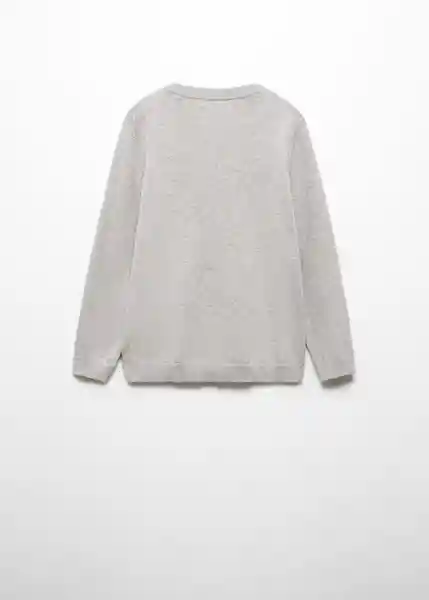 Jersey Hugo5 Gris Medio Vigore Talla 12 Niños Mango