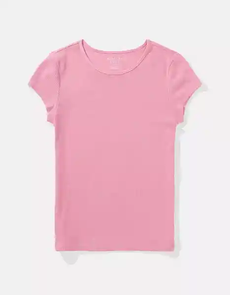 Camiseta Mujer Rosa Talla Small American Eagle 23709516