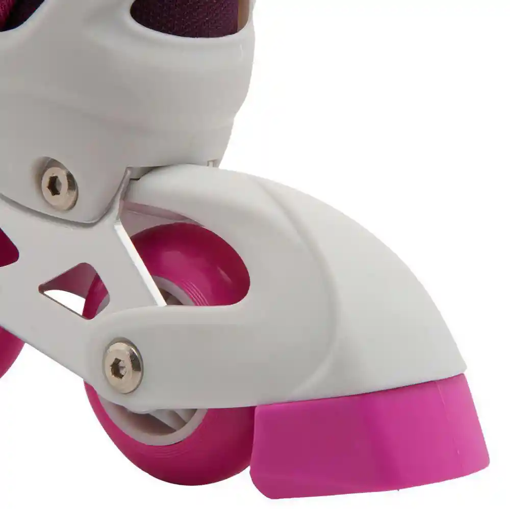 Zoom Sports Patines Ajustables. Aluminio Talla 27- 30 Gris Fucsia. Sku 7707451201910