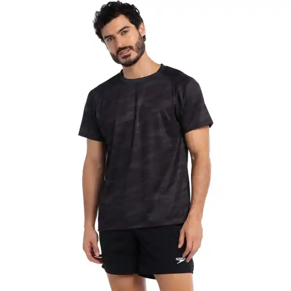 Camiseta Manga Corta Vanquisher Sport Hombre Talla XL Speedo