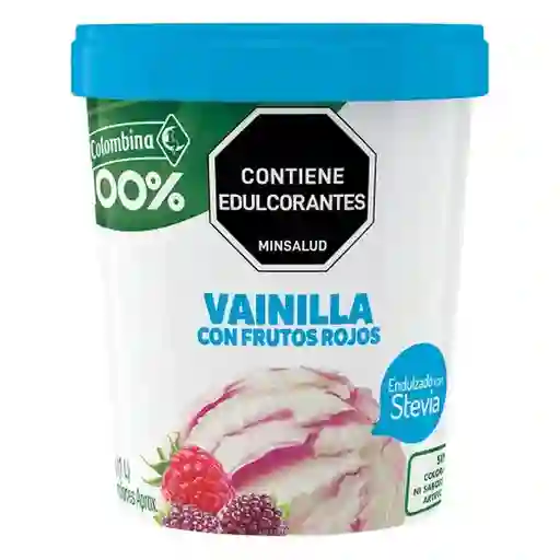 Colombina Helado Vainilla Con Frutos Rojos Stevia