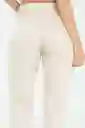 Pantalón Mom Cinco Bolsillos Color Beige Claro Talla 8 Ragged