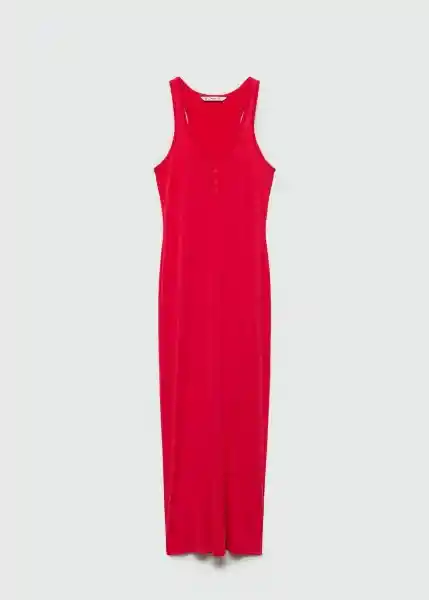 Vestido Peti Rojo Talla M Mujer Mango