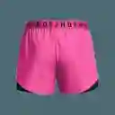 Under Armour Short 3.0 Para Mujer Rosado SM Ref 1344552-686