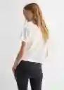 Camiseta Perfect Off White Talla 22 Teen Niñas Mango