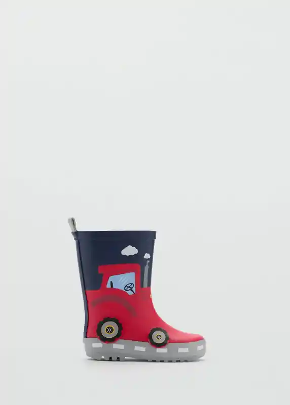 Botas Tractor Rojo Talla 27 Niños Mango